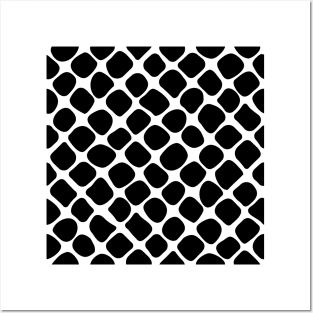 Monochrome spots Pattern Posters and Art